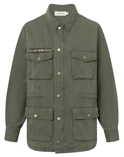 Depeche - Lilly Cargo Jakke - Khaki (Visione)